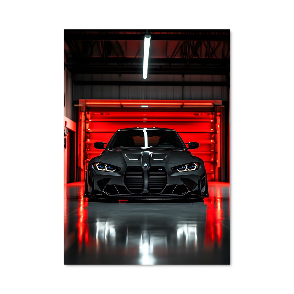 Poster Competition Rugissement – affiche BMW
